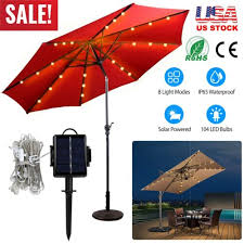 104 Led Solar Umbrella String Lights 8