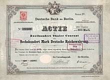 Die deutsche bank aktie hat ihre die größten anteilseigner der deutsche bank ag sind neben einem hohen streubesitz von über 85. Deutsche Bank Wikipedia