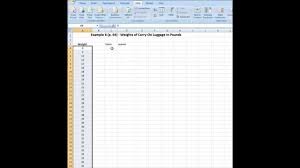how to do a stem and leaf plot in excel