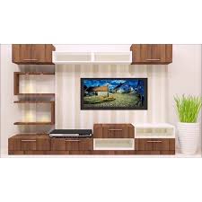Wood Frame Wall Mounted Tv Unit