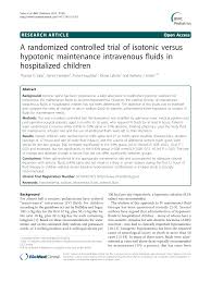 Pdf A Randomized Controlled Trial Of Isotonic Versus