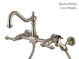 Wall Mount Kitchen Faucet With Spray