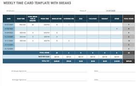 Excel Timecard Templates Magdalene Project Org
