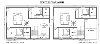 40 X30 West Facing House Plan As Per