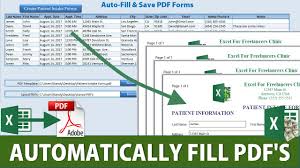 How To Automatically Fill Pdf Forms Using Microsoft Excel In 1 Click
