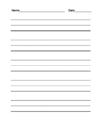 Writing Practice Dotted Line Template By Chicago Creativity Tpt
