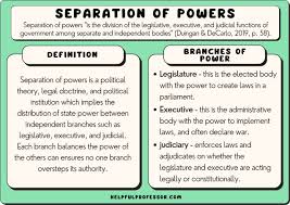 10 separation of powers exles 2024