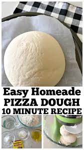easy homemade pizza dough recipe the