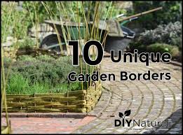 Unique Garden Border Edging Ideas