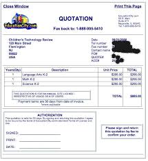 Official Quotation Format Visit Www Quickappsuccess Com To