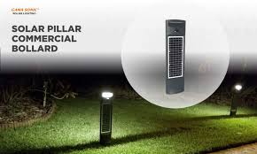 Solar Pillar Commercial Bollard