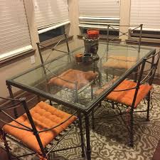 Pier One Wrought Iron Glass Top Table