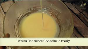 white chocolate ganache frosting