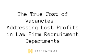 law firm recruitment departments