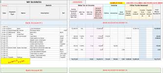 Sales And Expenses Spreadsheet Business Restaurant