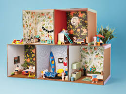 how to make a cardboard dollhouse