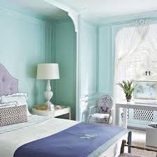 Tiffany Blue Bedroom With Sea Fans Over
