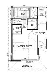 master bedroom and ensuite layout