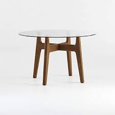 Tate 42 Round Dining Table With Glass