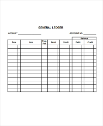 4 Ledger Paper Templates Free Samples Examples Format