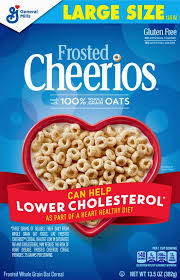 cheerios large size frosted cereal 13