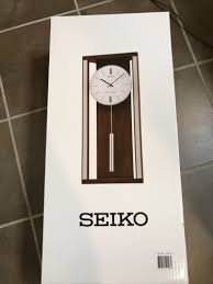 Seiko Wall Clock With Pendulum And Dual