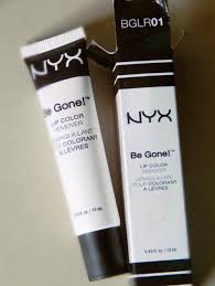 nyx cosmetics be gone lip color remover