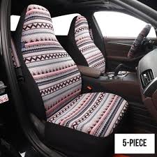 Boho Pink Car Seat Covers For Vehicles