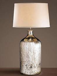 Mercury Glass Table Lamp Mercury Glass
