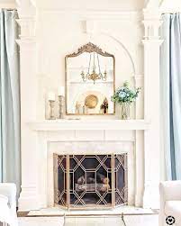 35 White Fireplace Mantel Ideas For A