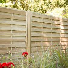 Horizontal Weave Fence Panel