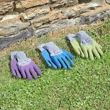 Season Gardening Gloves Purple Size