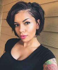 A bob has long become a classic short haircut and is still popular. Short Hairstyles For Black Women With Round Faces Hair Styles Short Hair Styles Short Hair With Layers