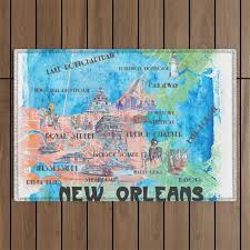 new orleans louisiana ilrated map