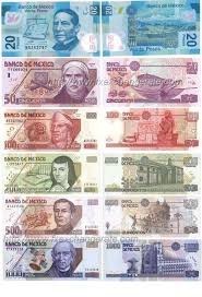 Mexican Peso Mxn Currency Images Mexican Peso Money Bill