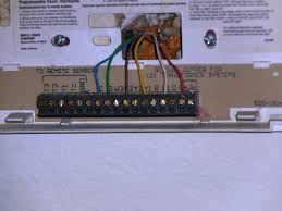 To install your unit, you'll need to connect the correct wires to the terminals on the back of step 6: Robertshaw 9700 To Honeywell Rth6350 Thermostat Wiring Diy Home Improvement Forum