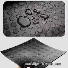 4 mm thick stud coin rubber garage