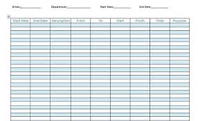 30 Printable Mileage Log Templates Free Template Lab