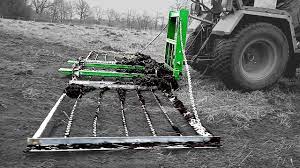 homemade manure spreader field drag