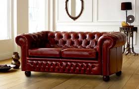 brown chesterfield sofa size 66