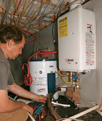 tank to a tankless water heater