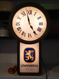 Lowenbrau Illuminated Wall Clock