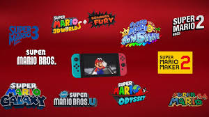 mainline mario games on the nintendo switch