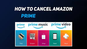 how to cancel your amazon prime account
