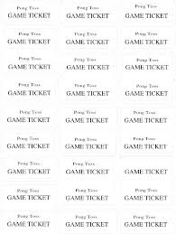 Blank Carnival Tickets Free Printable Download Clip Art
