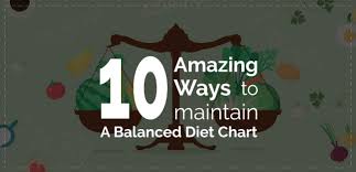 10 Amazing Ways To Maintain A Balanced Diet Chart For Men