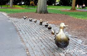 Make Way For Ducklings Bronze Statue