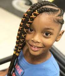 Less manipulation of hair, allows for growth, and they are cute and unique. 2018 Kids Braid Hairstyles Cute Braids Hairstyles For Kids Hair Styles Kids Hairstyles African Braids Hairstyles