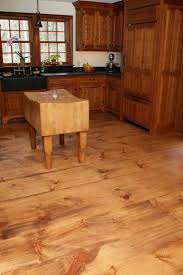 wide plank wood floor for your kitchen