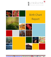 Chinese Astrology Birth Chart Reading Report